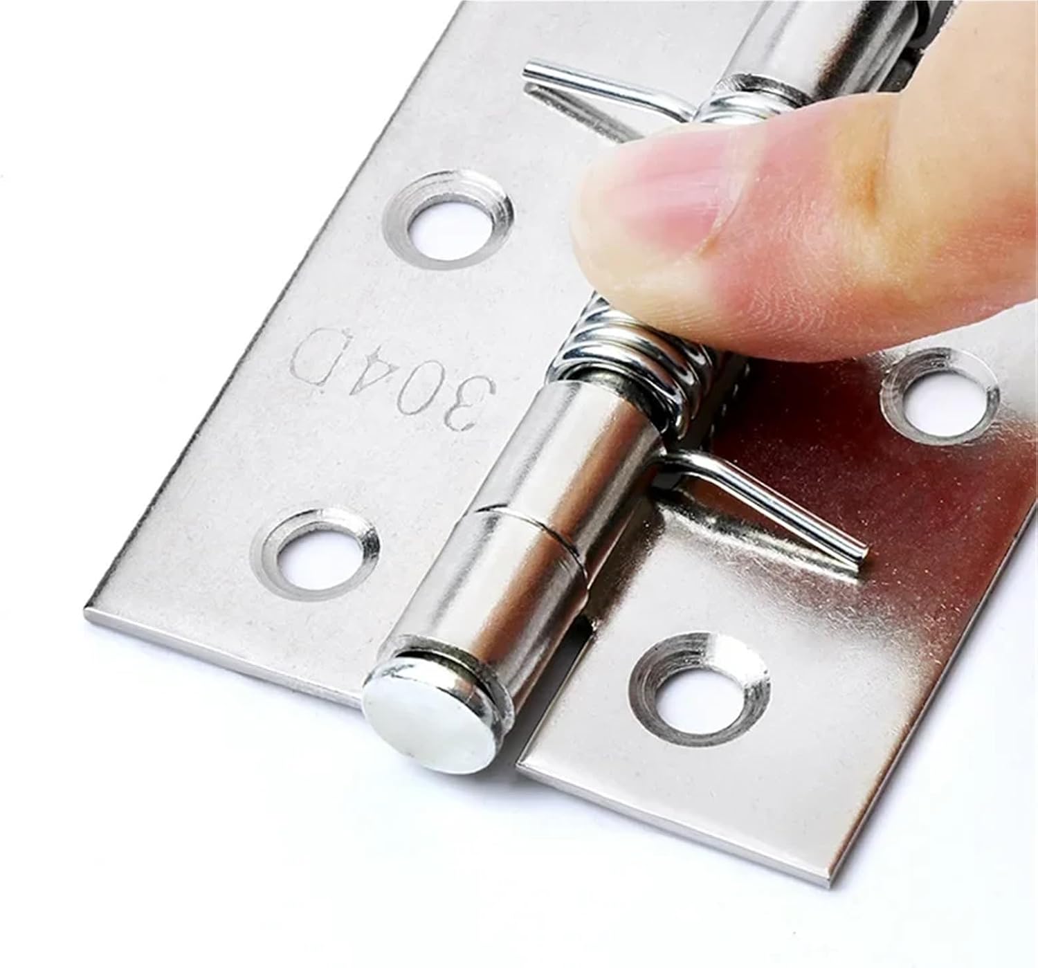 ドアヒンジ クロス 自動リバウンド キャビネットボックス スプリング修理金具付き 1/3個(50mm-3pcs)