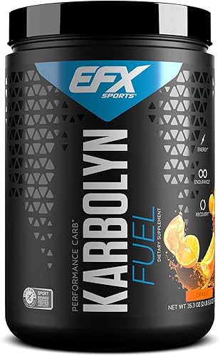 EFX Sports Karbolyn Fuel - Suplemento de carbohidratos en polvo para pre, intra, después del entrenamiento, carga de carbohidratos, energiza, mejora