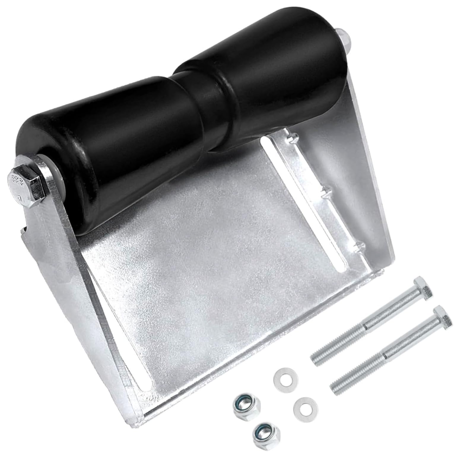 8" 10" 12" Boat Trailer Rollers,Boat Trailer Keel Roller with Bracket Assembly Kit,Galvanized Steel Boat Keel Trailer Rollers for Boat Easy Water Launch,Keel Roller Assembly Kit for Boat Trailer