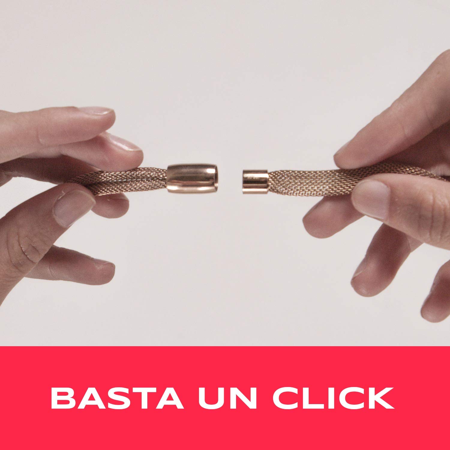 Breil - Soft Set XL - Collana XL, Collana, Girocollo e Bracciale Donna Collezione MAGNETICA SYSTEM TJ2840 - Trasformabili e Abbinabili ad Altri Elementi della Collezione - in Maglia d'Acciaio Silver