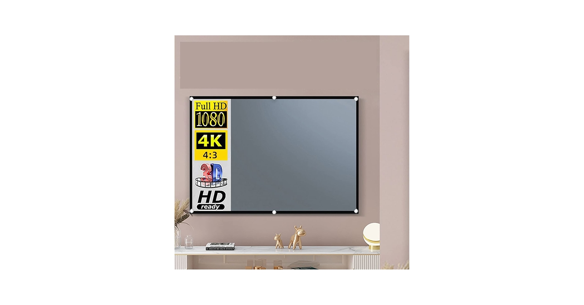 Amazon | プロジェクタースクリーン 4:3 プロジェクター