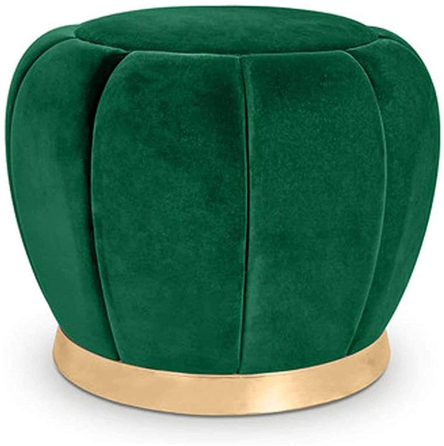 Tabourets bas nordiques de luxe CHEWYNP avec pouf de rangement en tissu raffiné