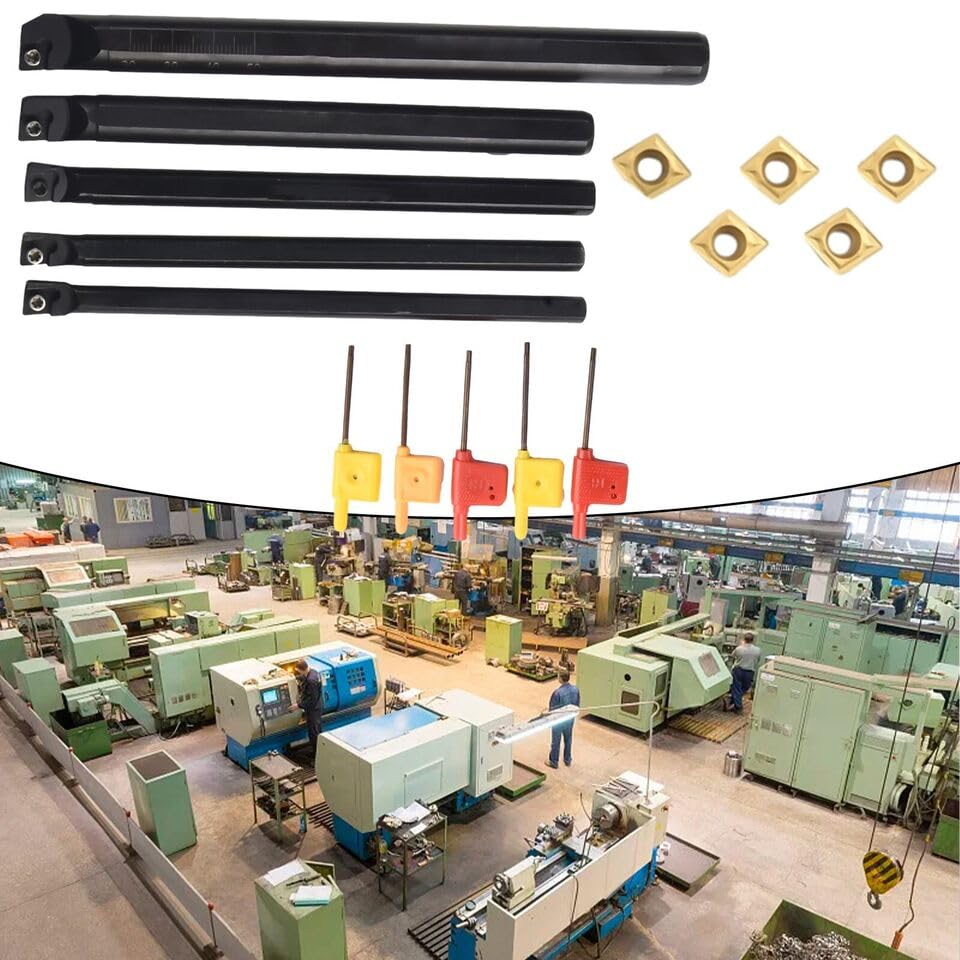Kit de Herramientas para Torno con Insertos de Carburo miniatura 3