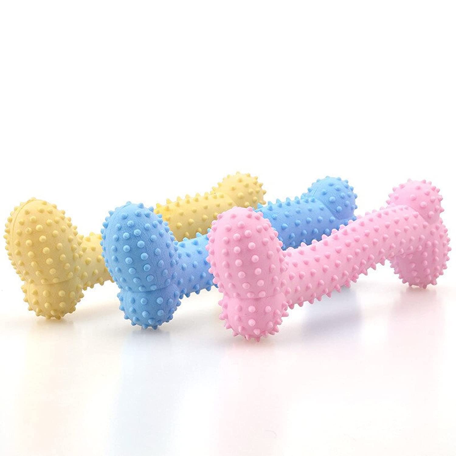 PSK PET MART Dog Chew Torn Bone Toy for Puppy,Natural Rubber Interactive Dog Toys, Dog Bone Toy Chewers, Fetch, Bone Dog Puppy Molars Rubber Ball Play TPR Pet Dog Toys (Pack of 2) (B0BFRCGW8X) Amazon Price History, Amazon Price Tracker