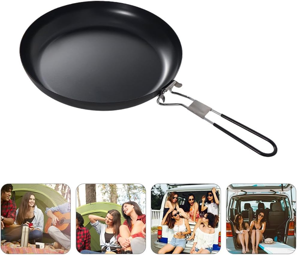 SHOWERORO 9 Inch Fry Pan 9 Frying Pan Grill Pan Iron Fried Eggs 9 Inch Skillet