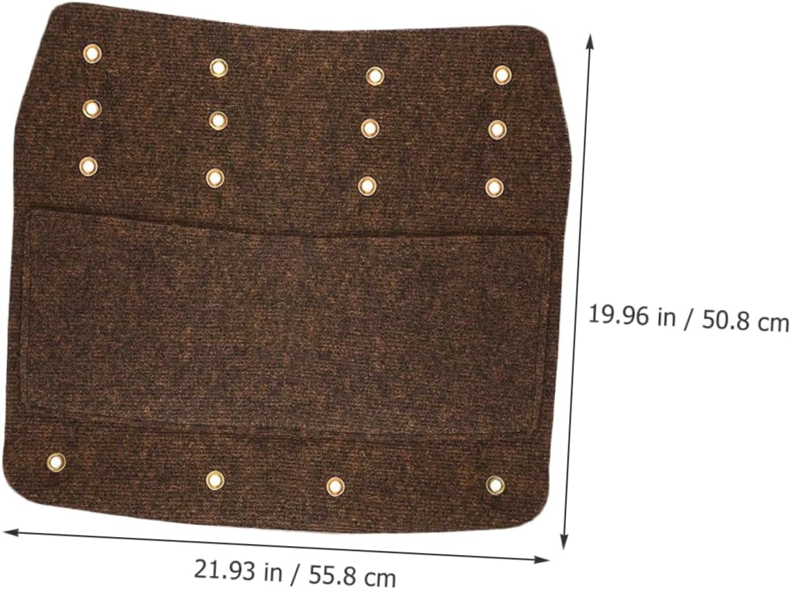 Luxshiny Rv Step Rug 22in Radius Camper Step Carpet for Motor Home Accessories Non-Slip