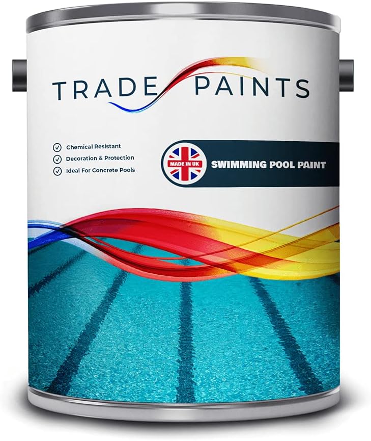Swimming Pool Paint (5 Litre, Maritime Blue BS20D45)