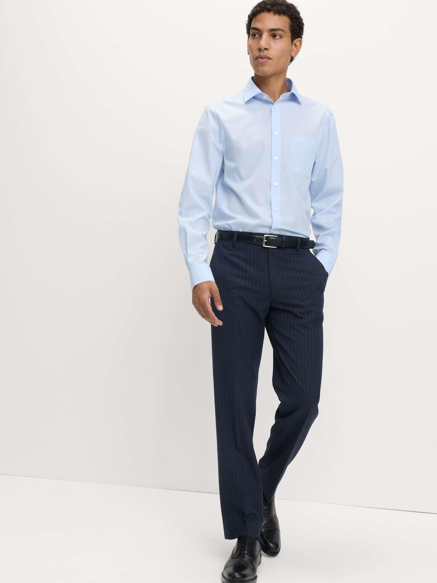 Marks & Spencer 3-Pack Uomo Camicie vestibilità Regolare Stiro Facile