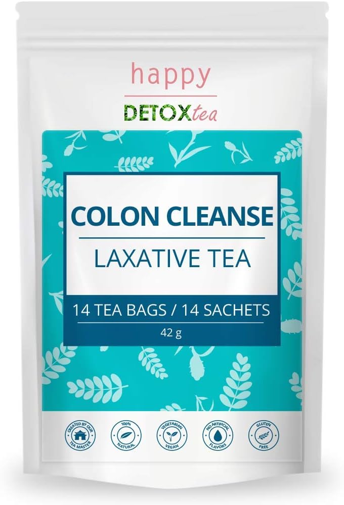 Happy Detox Tea Colon Cleanse Herbal Detox Tea