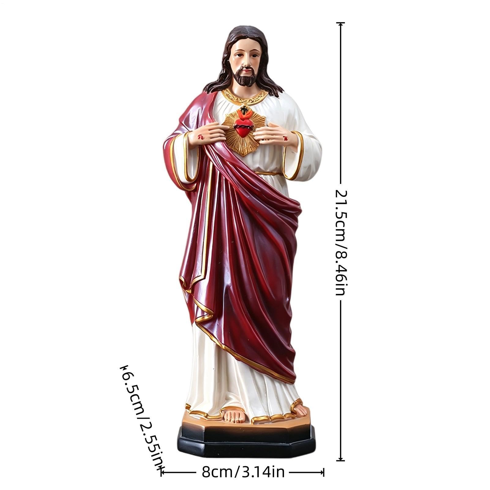 Statua Jezusa Chrystusa Religijne Sakralne Figurki Z Żywicy