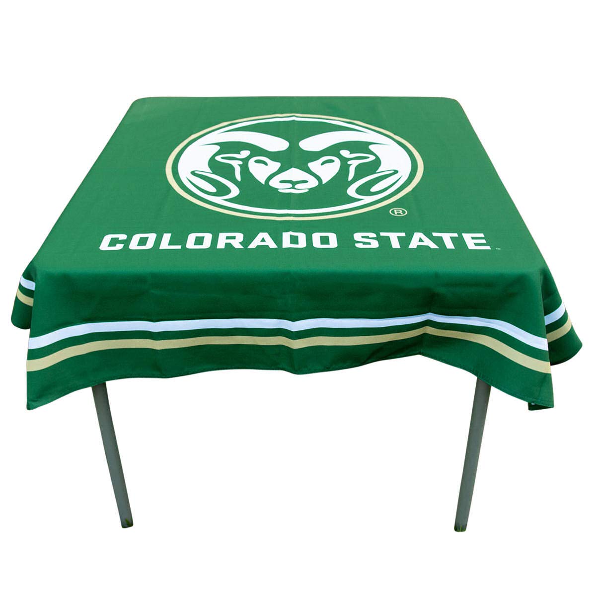 College Flags & Banners Co. Colorado State Rams Logo Tablecloth or Table Overlay