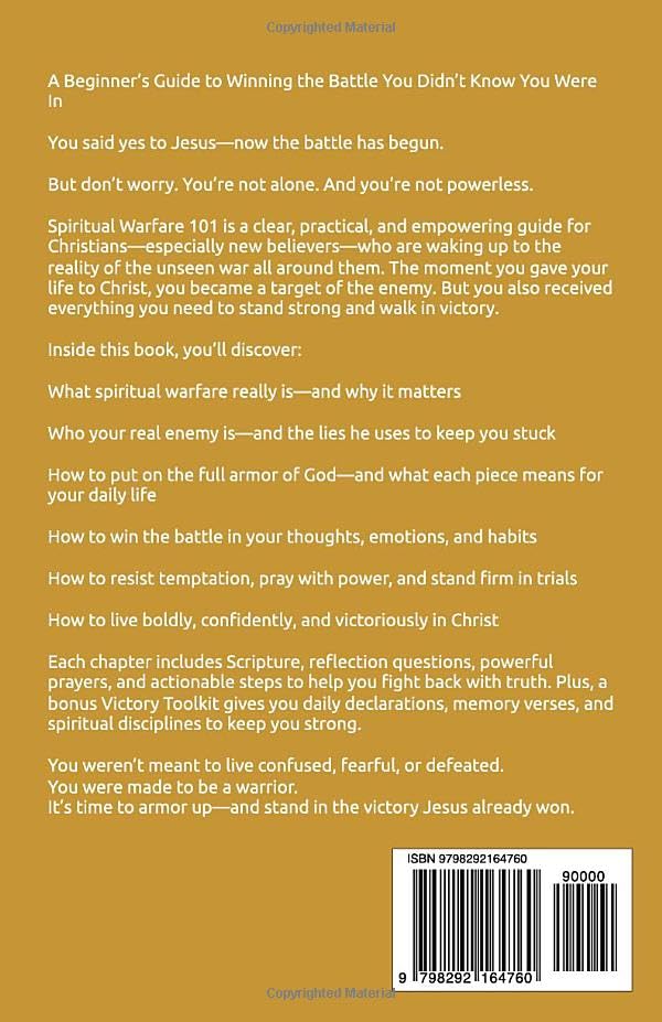 Bible Study Book Spiritual Warfare 101: Understanding Your Enemy and Your Armor (Spiritual Warfare & Victory: Winning Life’s Battles through Faith) - Image 2