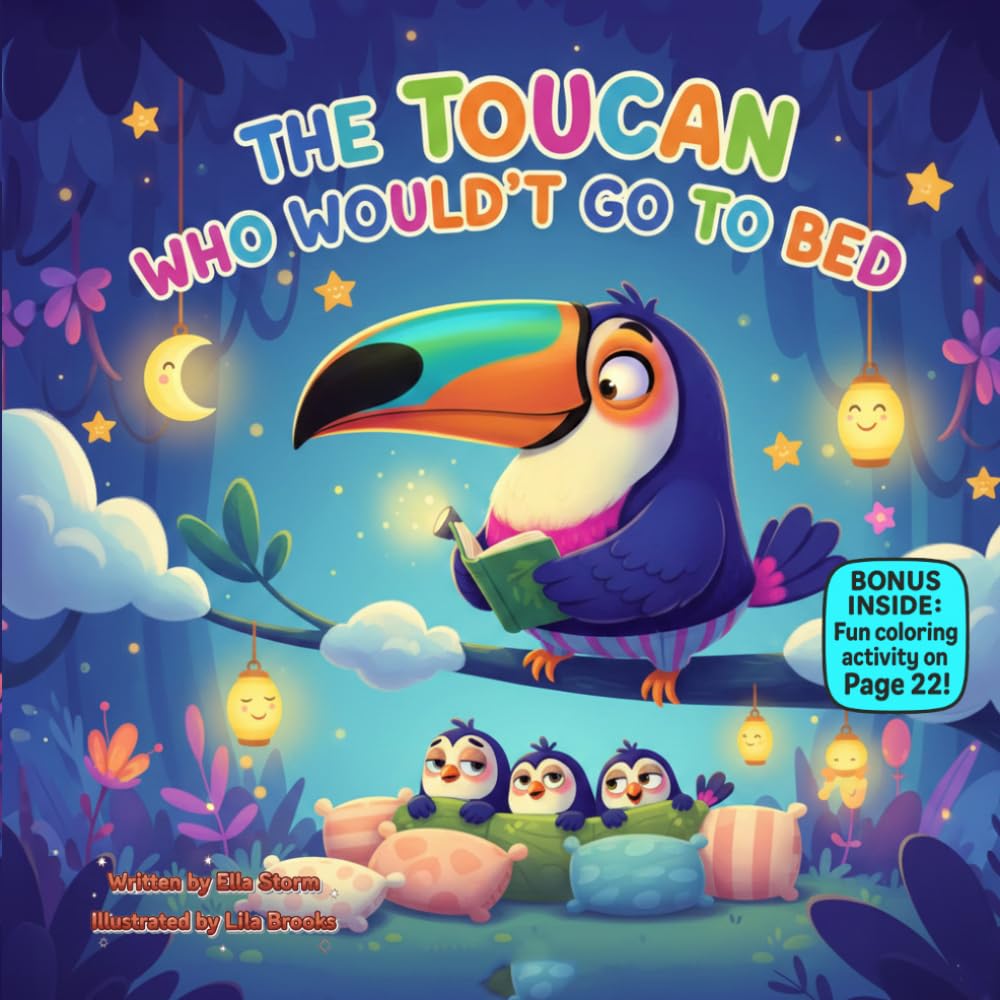 The Toucan Who Wouldn’t Go to Bed: A Fun Rhyming Bedtime Story About Sleep, Night Routines, and Sweet Dreams