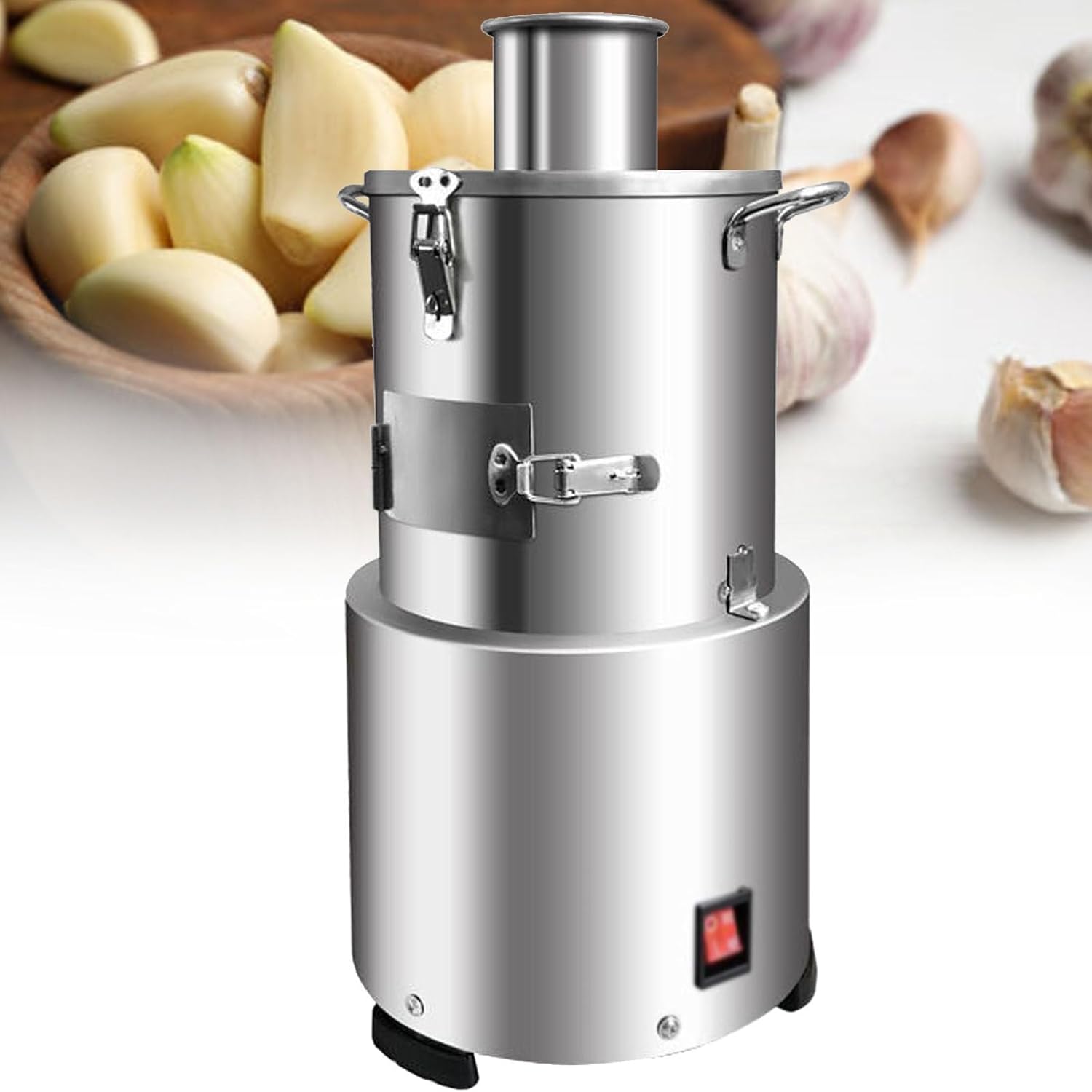 Whole Dry Garlic Peeler Machine,Automatic Electric Stainless Steel Garlic Peeling Machine,Electric Garlic Peeler,for Canteen Restaurants