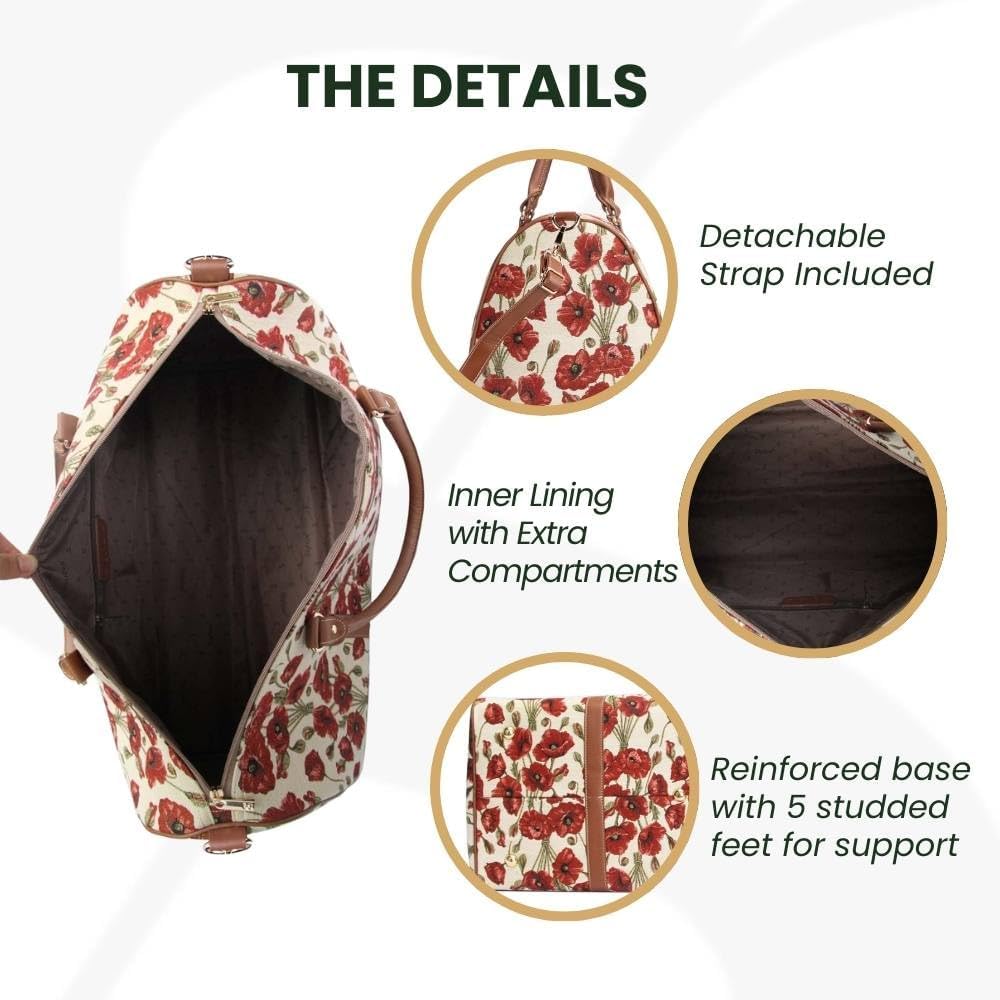 Women Large Duffel Bag, Ladies Carry-on Overnight Weekender, Womens Hand Luggage, Travel Bags for Teens & Girls