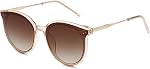 SOJOS Classic Oversized Round Sunglasses Womens Mens Trendy Large UV400 Sunnies SJ2068