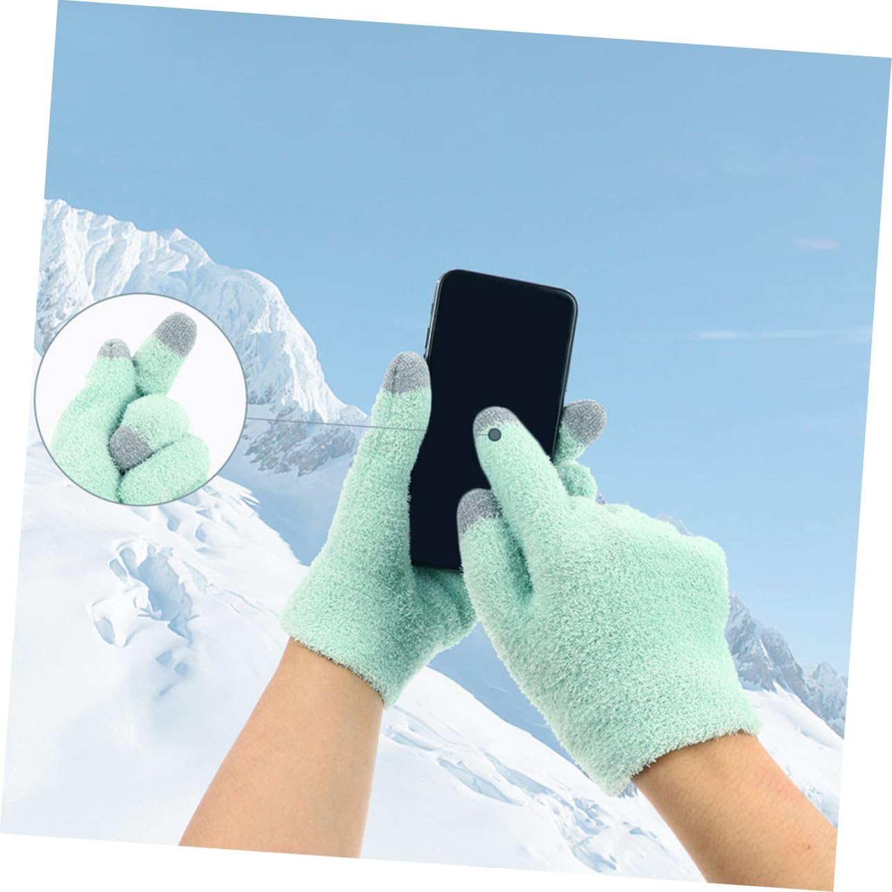Generic Moisturizing Gloves Hand Caring Tool Touch Screen Moisturizing Gloves 2 Pairs Pack