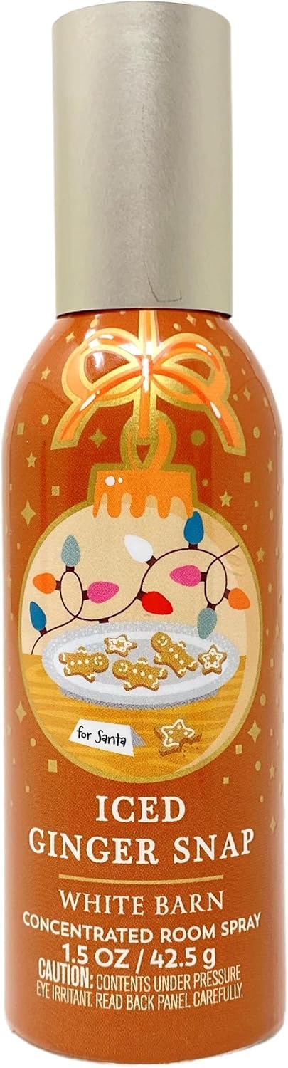 White Barn ICED GINGERSNAP Concentrated Room Spray 1.5 Ounce