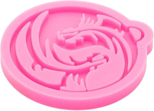 Miniatura 5 de Molde de silicona para llavero de círculo redondo brillante y brillante, molde de fundición de resina epoxi, moldes de silicona para manualidades,