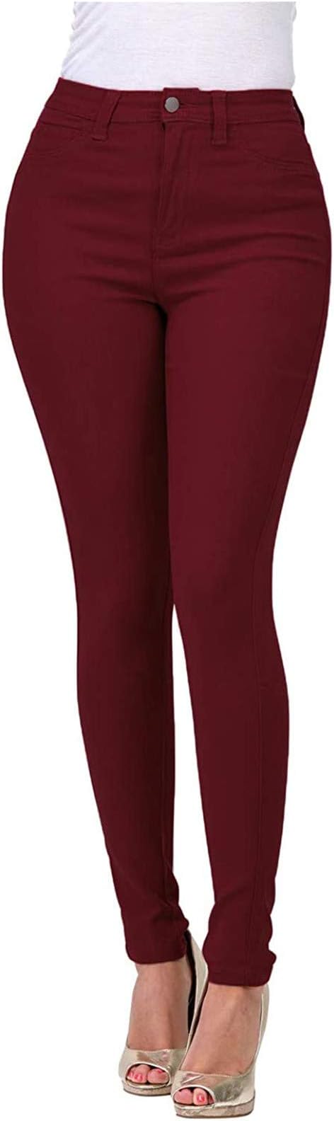 High Waist Jeans Women's Skinny Stretch Regular Fit Basic Jeans Straight Trousers High Waist Jeans Slim Fit Boyfriend Jeans