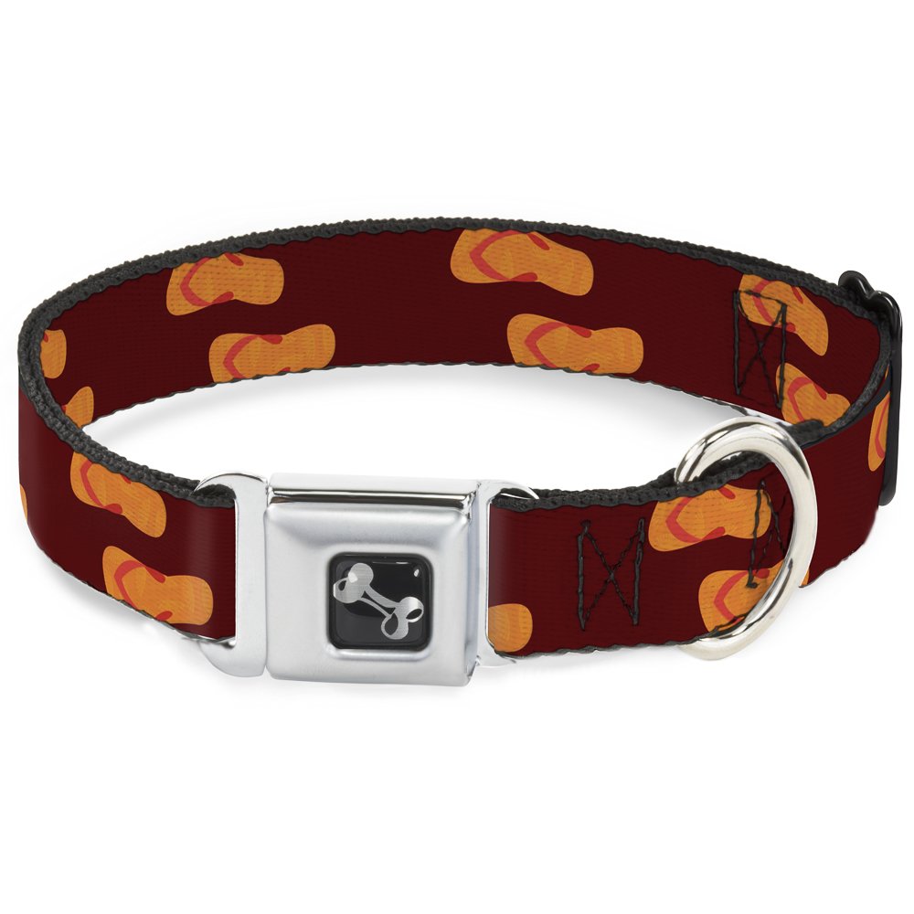 Buckle-down dc-w30636-wl Sicherheitsgurt für Hunde, groß, Flip-Flops, Orange
