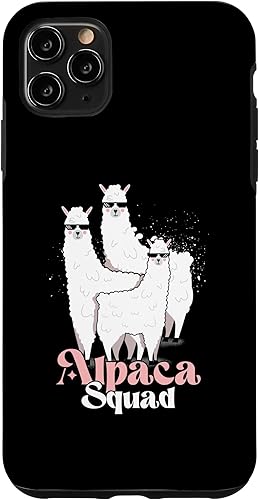 Vista 25 de iPhone XR Alpaca Squad Funny Alpacas With Sunglasses Alpaca Lover Case