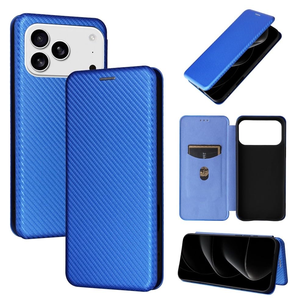 Étui iPhone 17 Pro carbone bleu nuit idéal pour sécuriser vos déplacements - 8