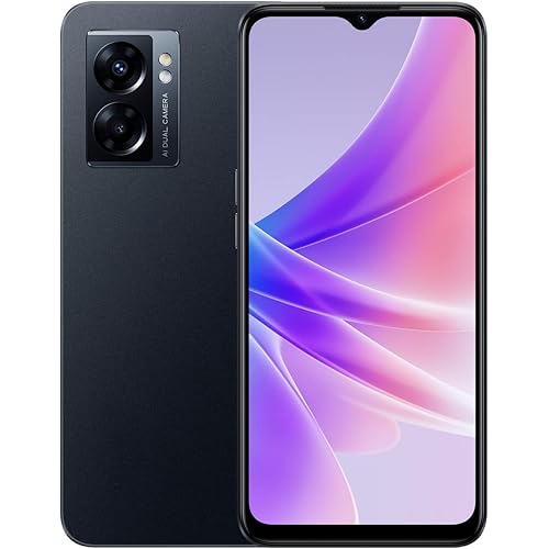 OPPO A77 Dual-SIM 128GB ROM + 6GB RAM (Only GSM | No CDMA) Factory Unlocked 5G Smartphone (Midnight Black) - International Version