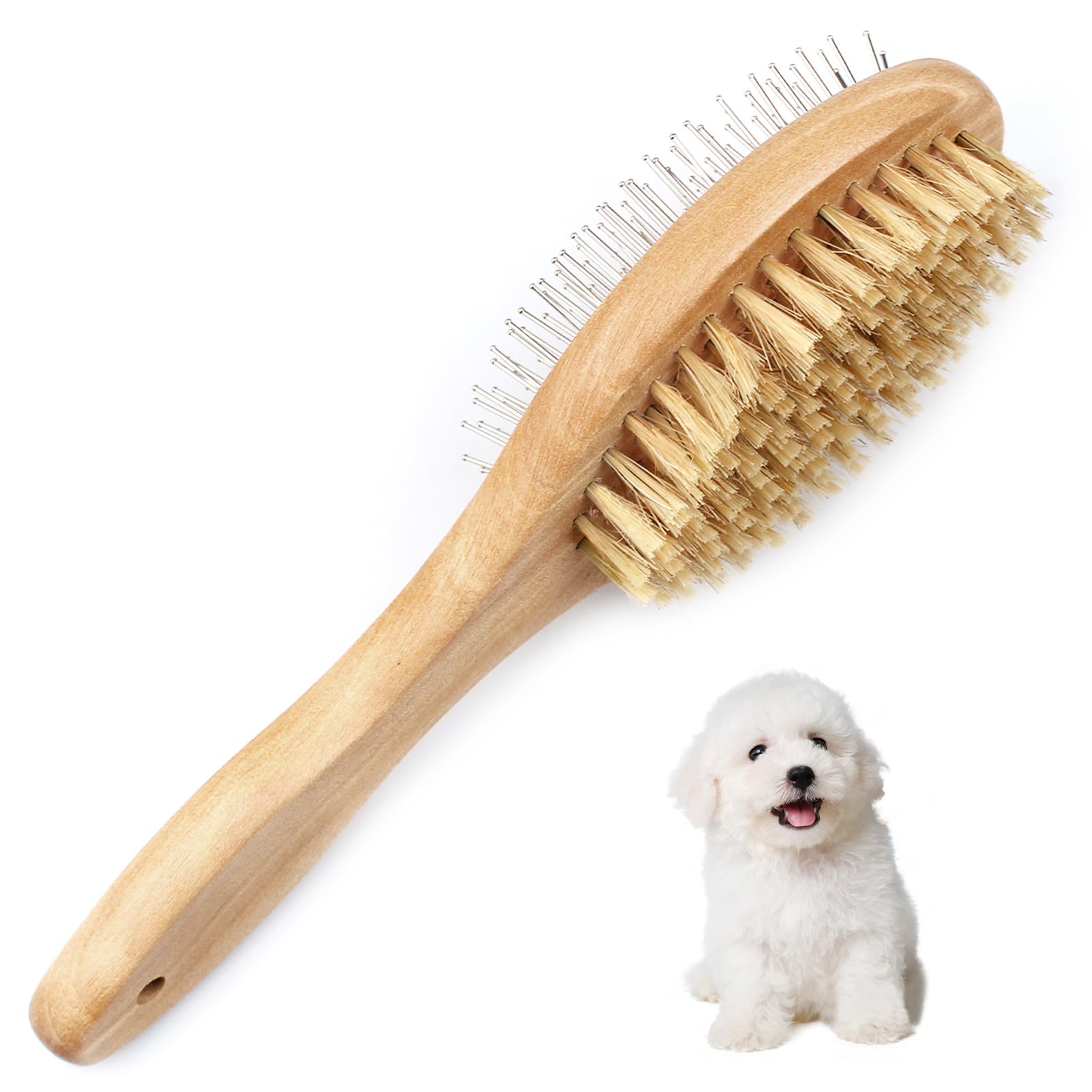 epillo gato,cepillo perro pelo corto largo,cepillo para perros,cepillo gatos quitapelo,peine para perros,Cepillo Perro/Gato Lado Doble,para Perros y Gatos(Style 2)