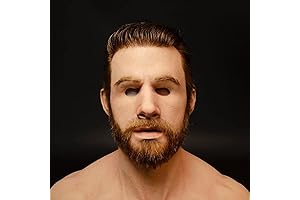 Realistic Old Man Women Mask for Adults Human Face