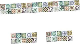 BESPORTBLE 50 Pçs Adesivo De Parede Moderno Decoração De Casa Adesivos De Azulejos De Chão Decoração De Casa Adesivo Decorativo Para Azulejos Adesivos De Azulejos De Parede Adesivos De Chão