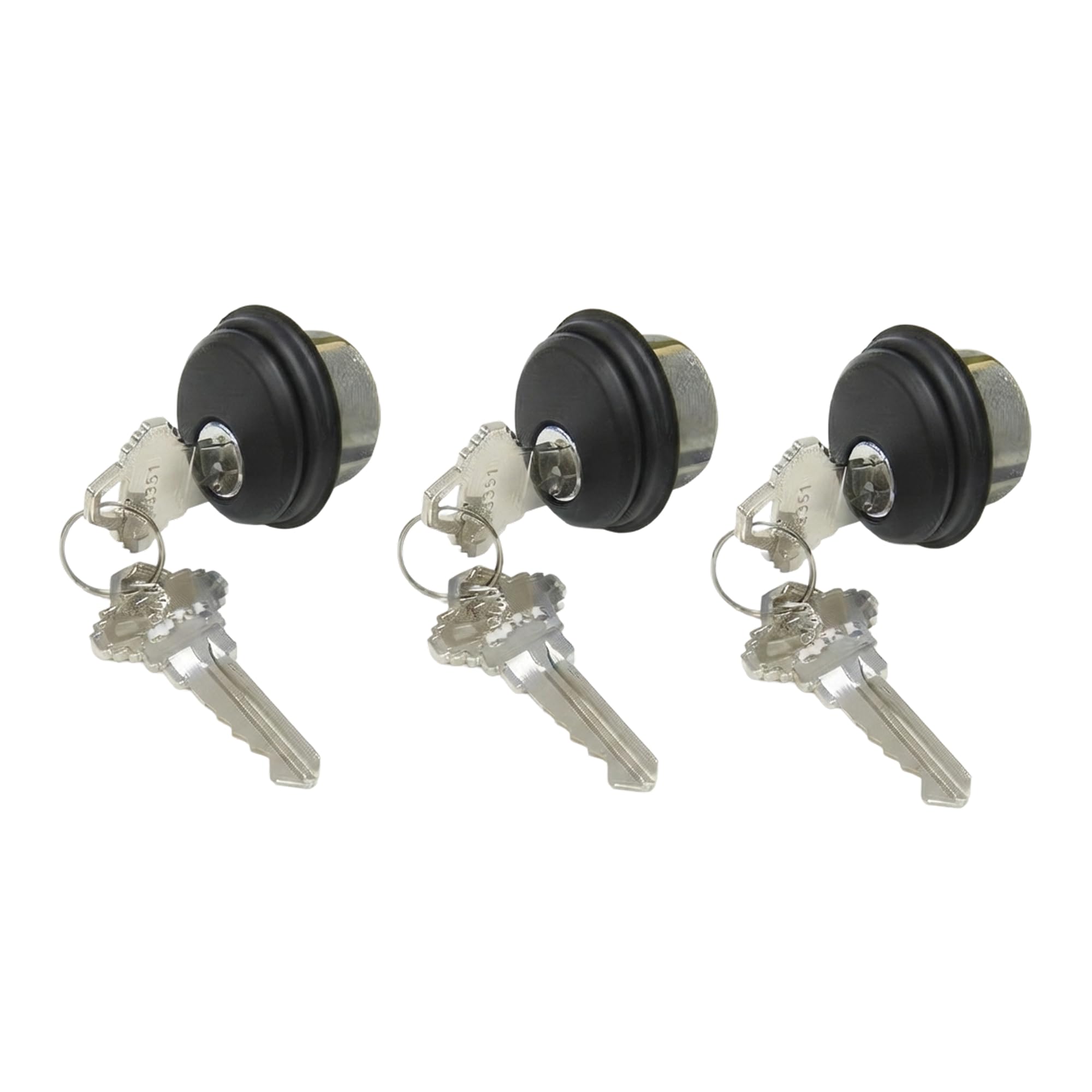 Pacific Doorware Commercial Mortise Cylinder Lock, Bronze, 3 Pack