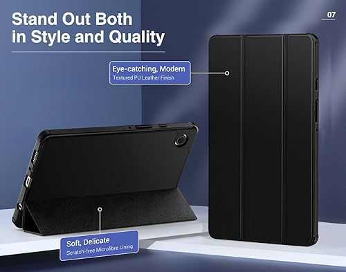 Miniatura 3 de MoKo Funda compatible con Samsung Galaxy Tab A9 de 8.7 pulgadas 2023 (SM-X110X115X117), funda ultradelgada con soporte para tableta inteligente,