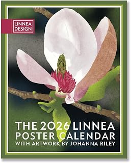 Linnea Design 2026 Poster Calendar by Johanna Riley, 11 x 14 Inches