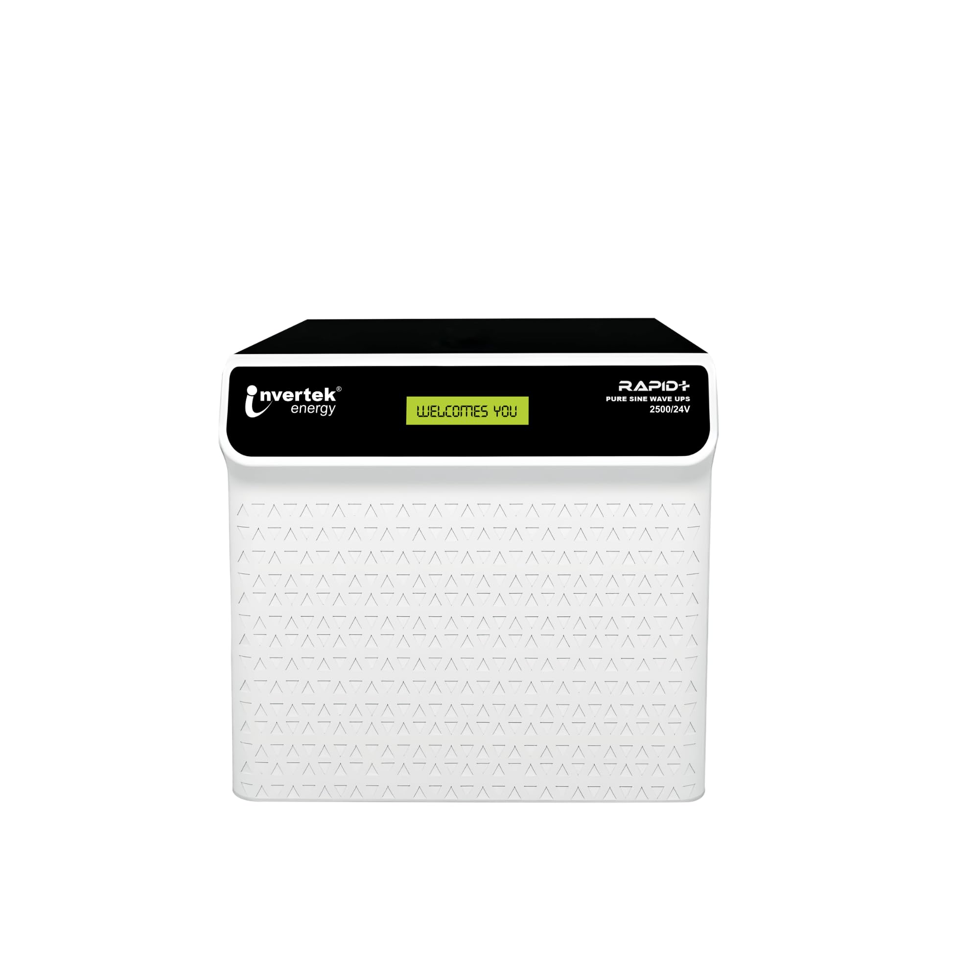 Invertek Energy Rapid +2500/24V |Pure Sine Wave UPS 2200 VA |Double Battery Inverter for Home, Office,Shops | 36 Months Warranty |Fast Charging |LCD Display |Automatic Bypass |24X7 MCB Protection-image-1