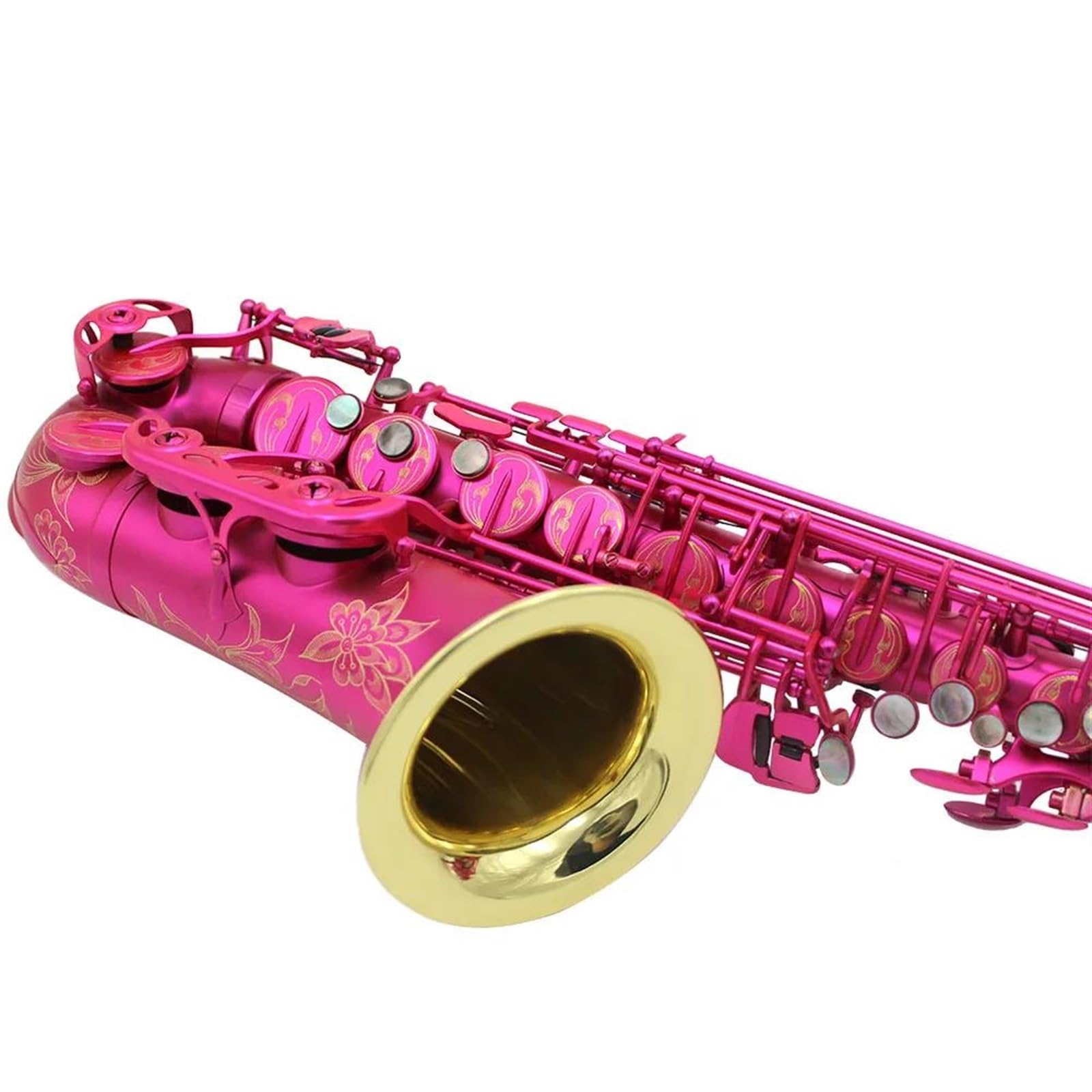 Amazon | ピンク色のアルトサックスプロサックス学生に適した