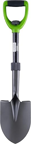 Miniatura 4 de Earthwise Mini-pala plegable compacta de acero al carbono de 26,5 pulgadas con mango en D