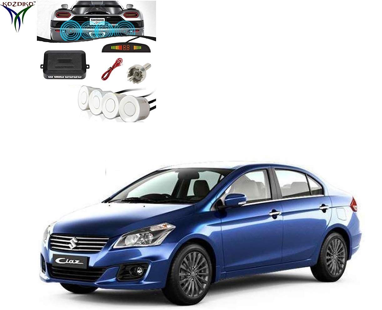 Kozdiko White Reverse Car Parking Sensor for Maruti Suzuki Ciaz Facelift 2018-Present-image-15
