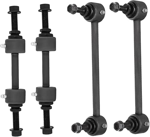 Miniatura 28 de Detroit Axle - 4 barras estabilizadoras para Acura EL Honda Civic 01-05, 4 barras estabilizadoras delanteras y traseras de repuesto 2001 2002 2003