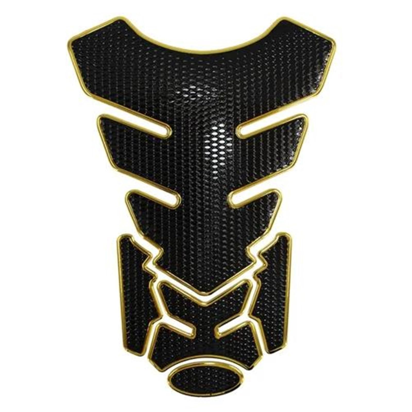 Motorcycle Accessories Tank Pad Protector Decals Gas Fuel Rubber Sticker for Suzuki for Bandit 600(Gold)