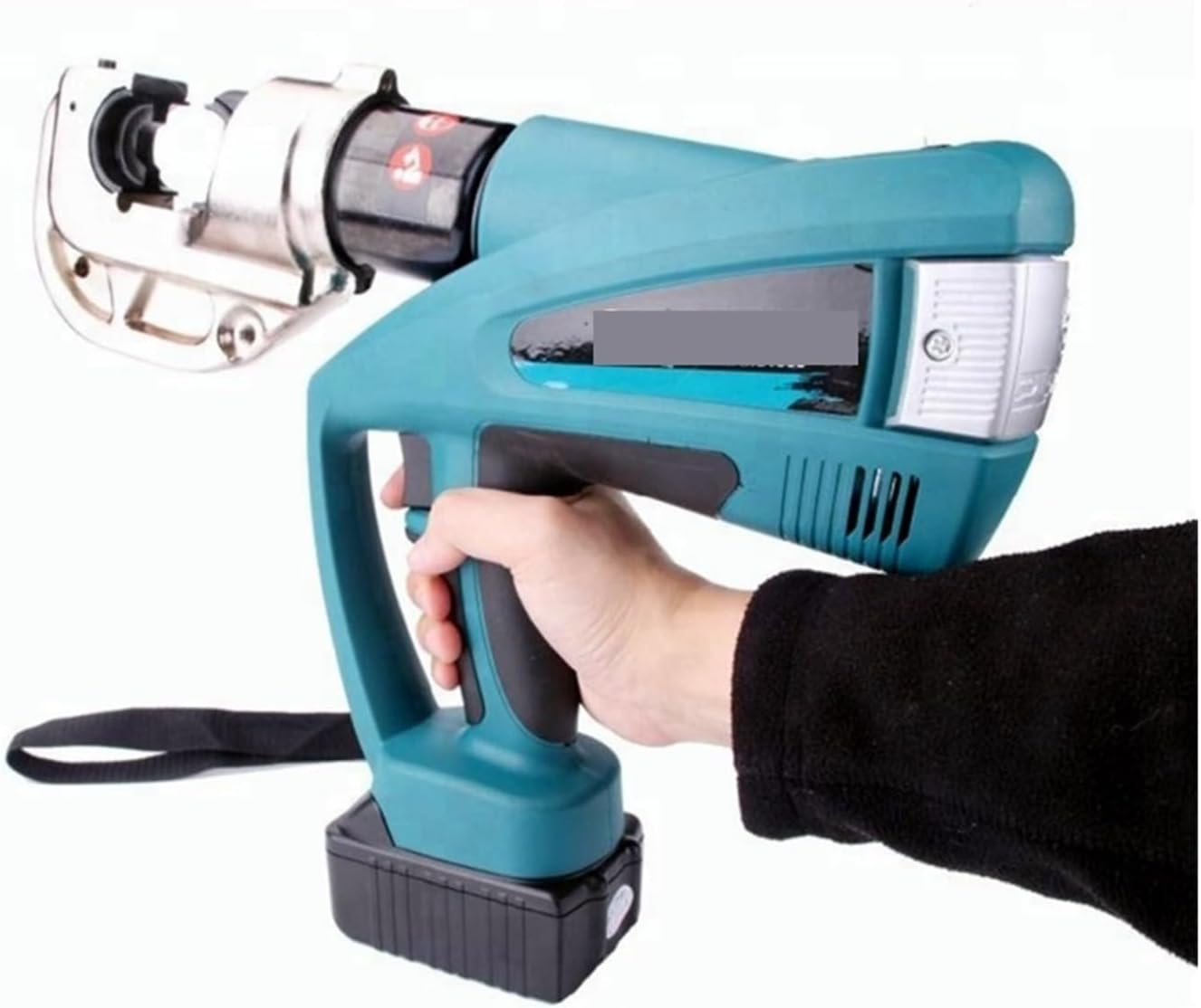 電動工具 BZ-400 バッテリー駆動圧着工具、電動油圧圧着ペンチ充電式 16-400mm2 電線圧着鋏 油圧ペンチ