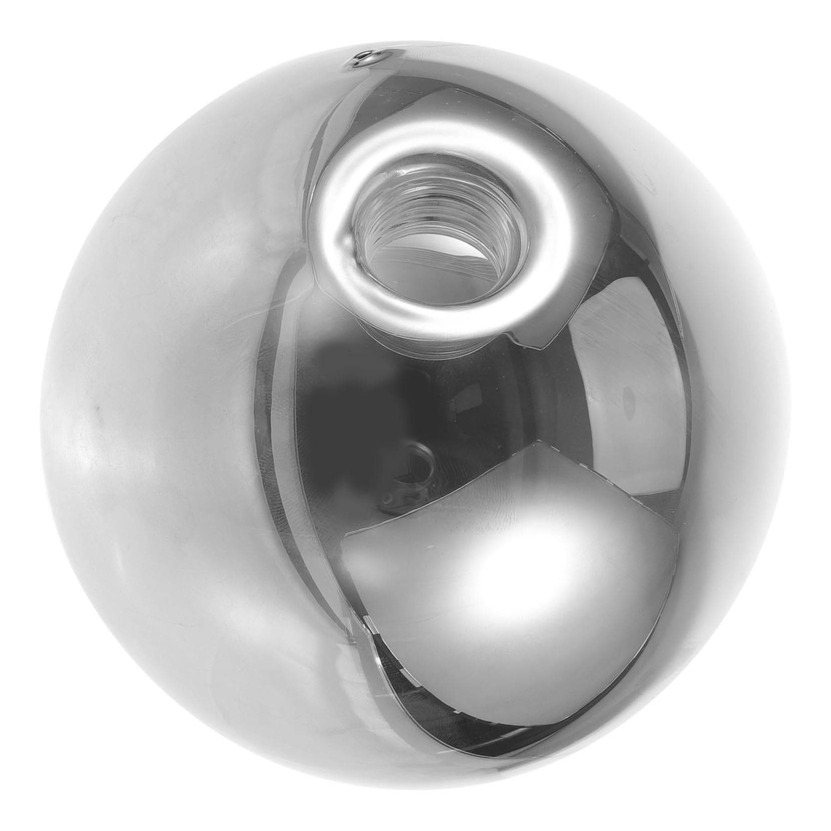 jojofuny Smoke Grey Glass Globe Lamp Shade G9 Threaded Pendant Lampshade Replacement Diameter 120mm for Ceiling Lights and Chandeliers