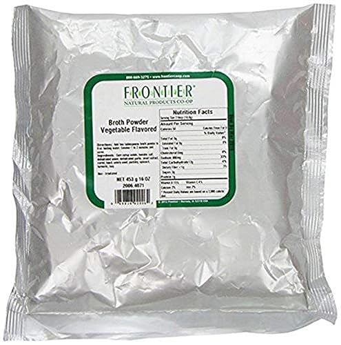 Frontier Caldo en polvo sabor a verduras bolsa de 16 onzas