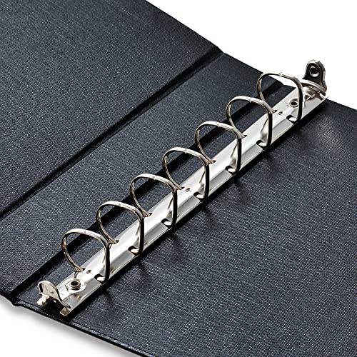Endoc 7 Ring Check Binder For Business Checks With Removable 6-Year Business Calendar, Corporate Finance Manager And Ledger Holder, Large Capacity For 600 Checks, Strong Vinyl Material (Black) #TOP1