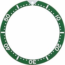 Ewatchparts Bezel Insert Compatible With Seiko 6105 7002 6309 7S26 SKX007K2,7548,7549 Green