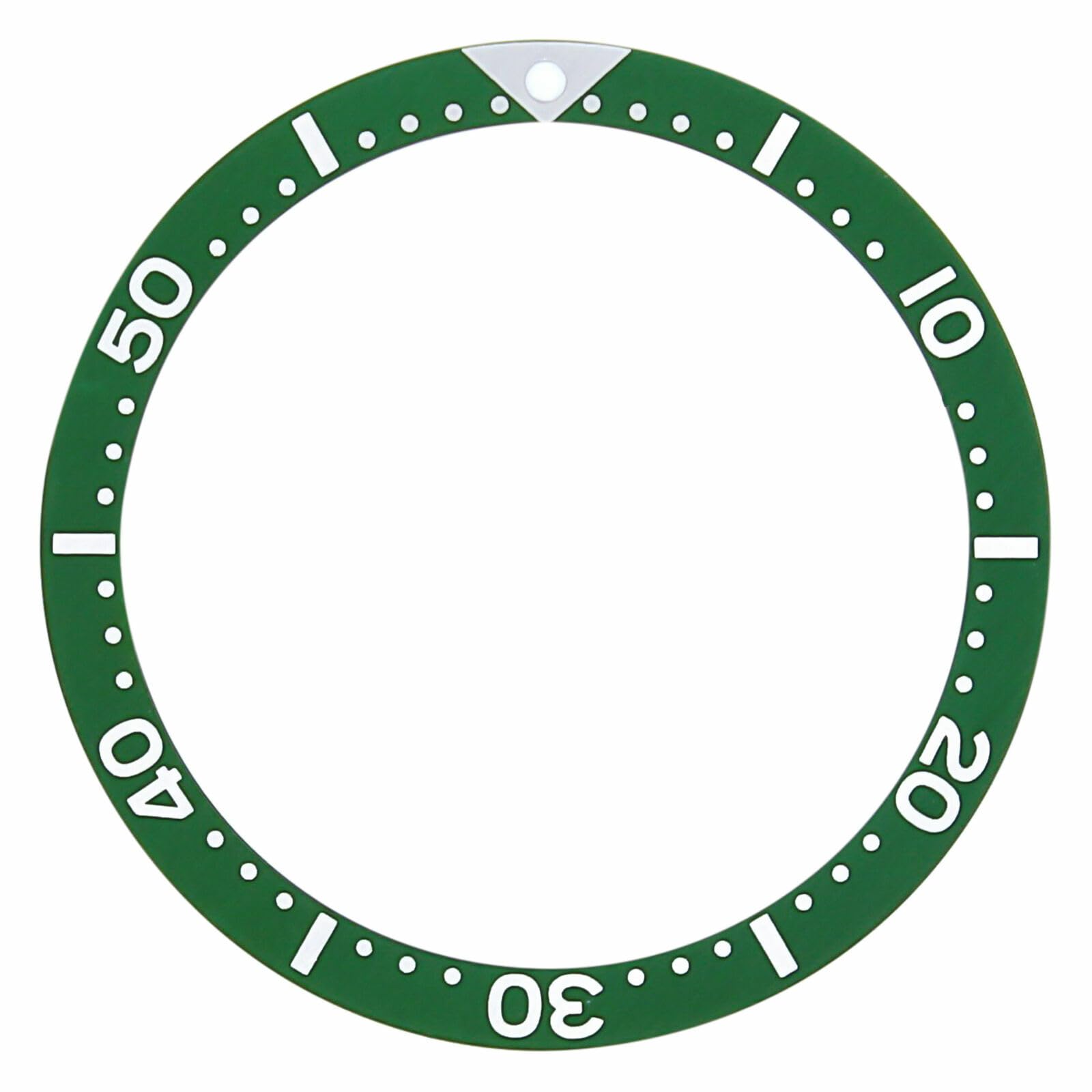 Ewatchparts Bezel Insert Compatible With Seiko 6105 7002 6309 7S26 SKX007K2 ,7548,7549 Green