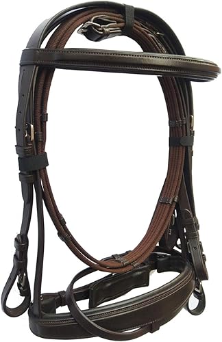 Miniatura 3 de Saddlesworld Brida de cuero acolchado suave del mundo