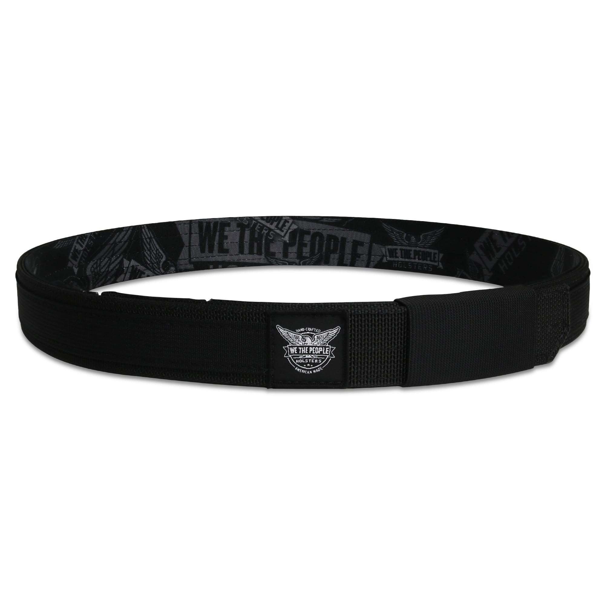 Buckleless Tactical Gun Belt - Falcon - Adjustable Tactical Gun Belt for Concealed Carry with Quick Release Buckle & Elastic Magazine Carrier - Gun Holster Belt for Pistols - M (30