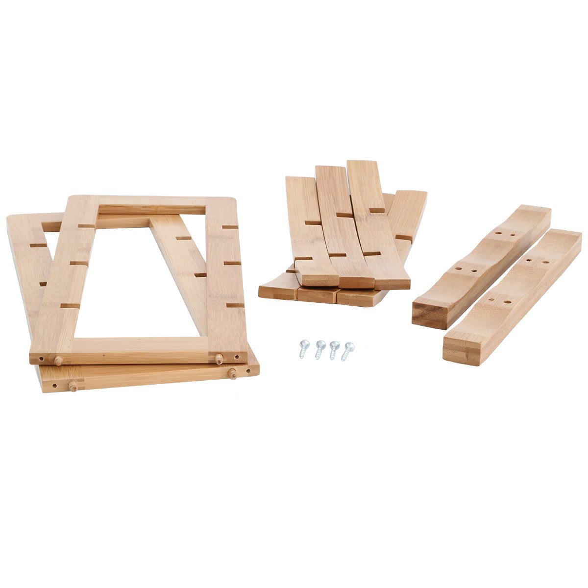 Gräfenstayn® 30551 cremagliera del vino PORTO - impilabile in legno di bambù per 12 bottiglie di vino - Dimensioni 30x16x42 cm (LxWxH) gabbie per bottiglie di vino caso del vino