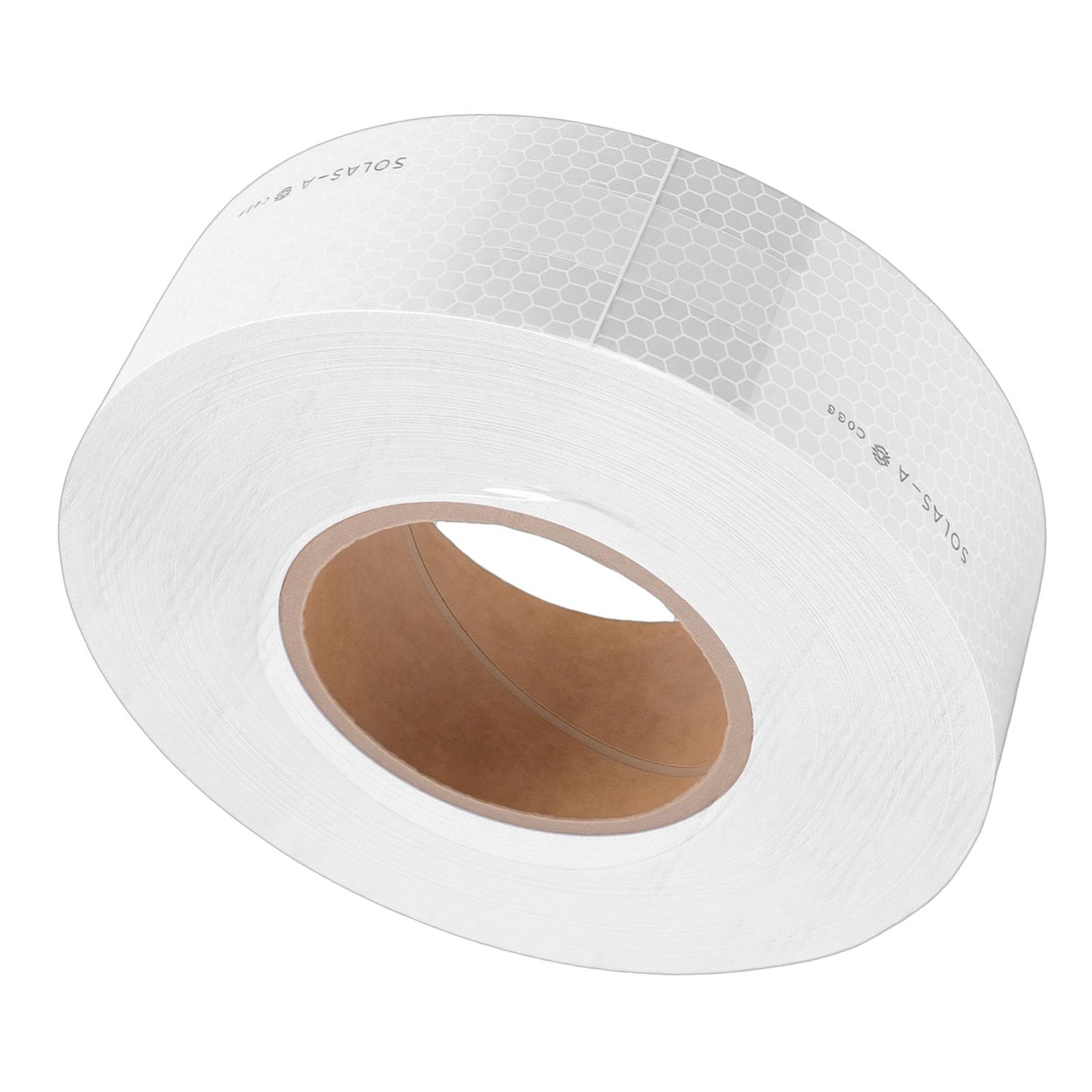 Zerodis Ruban d'avertissement Réfléchissant en PVC pour Pièces de Bateau et Yacht, Ruban d'avertissement Haute visibilité pour Gilets de Sauvetage, Remorques et Motos, 50 Mm X 45,7 M